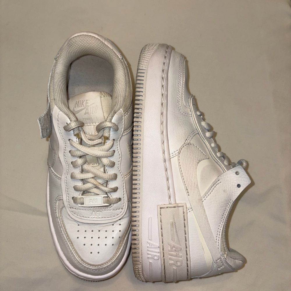 Nike Air Force 1 Low Sneakers in White and Off-White